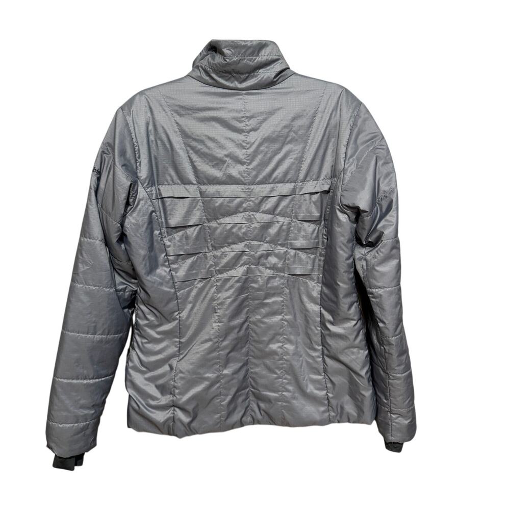 Columbia Omni-Heat Silver Gray Quilted Puffer Coat Size Large - Picture 8 of 8